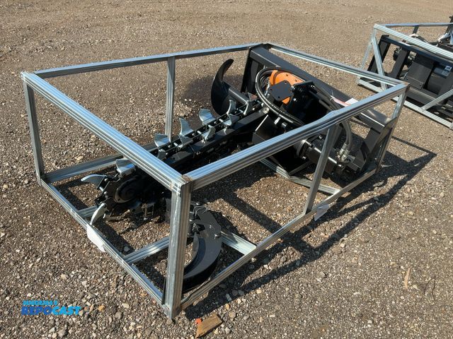 Lot 2-44026 - New JCT Trencher Skid Steer Attachment, Universal Quick Attach, Approx. 36” Trench Depth and 8” Tren...