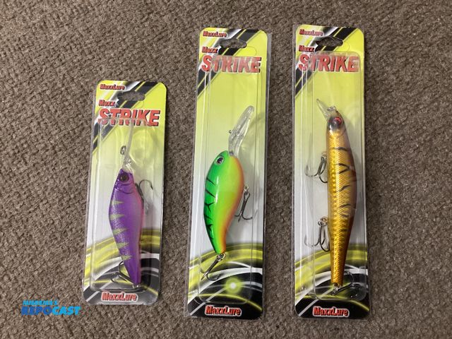 Lot 2-19222 - Three new MaxxLure fishing Lures
