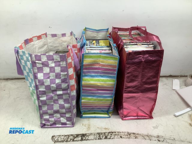 Lot 2-93632 - 3 bags of assorted dvds