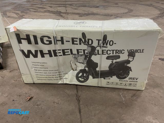 Lot 2-42109 - New SDLANCH IREV Electric Scooter, Battery Operated, Steel Frame, Painted Plastic Shell, LED Running...