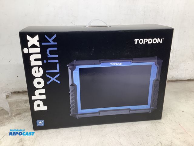 Lot 2-60412 - Topdon Phoenix XLink box only and accessories including, B20, GV-12, HA-3, CR-6, and more