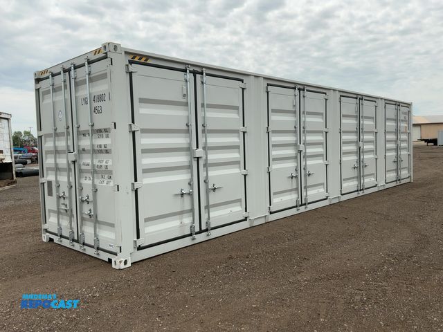 Lot 2-43853 - 2026 40’L x 8’W x 9’ 6”T High Cube Shipping/Ground Container, swing doors on one end and four sets o...