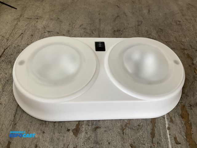 Lot 2-64537 - Lot of (10) ITC 12V halogen double interior light fixture dual light model 81237-W