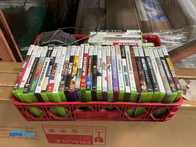 Lot 2-96533 - Crate of (34) Assorted Xbox 360 Video Games, (1) Nintendo GameCube Game, (1) PS2 Game, and (1) Activ...
