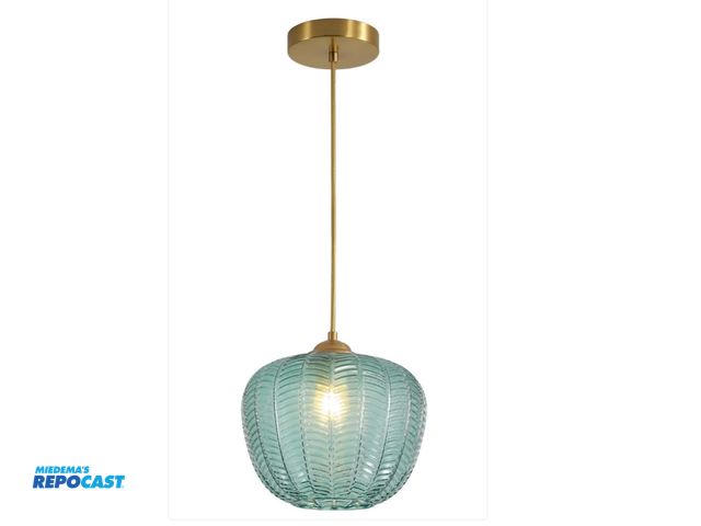 Lot 2-79903 - KCO lighting Green Pendant Light Fixtures