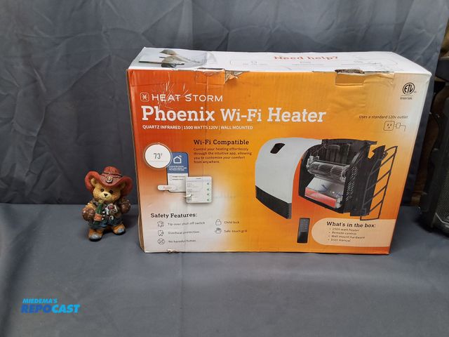 Lot 2-27607 - HEAT STORM PHOENIX WI-FI HEATER (UNUSED)
