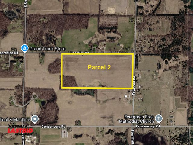 Lot 3-25b - Parcel 2 - 80 Acres of Agricultural Land in Sheridan, MI