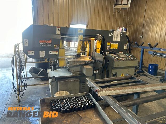 Lot 30-802821 - 2020 Amada Marvel SA460WPC Automatic Horizontal Band Saw Cut rounds up to 15" and rectangles up to 2...