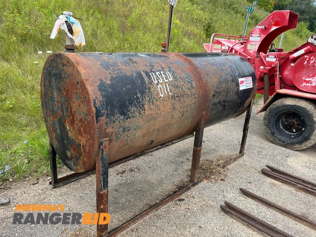 Lot 30-3597 - Waste Oil Tank No leaks, Municipality owned. Seller will load. See pics for dimensions.