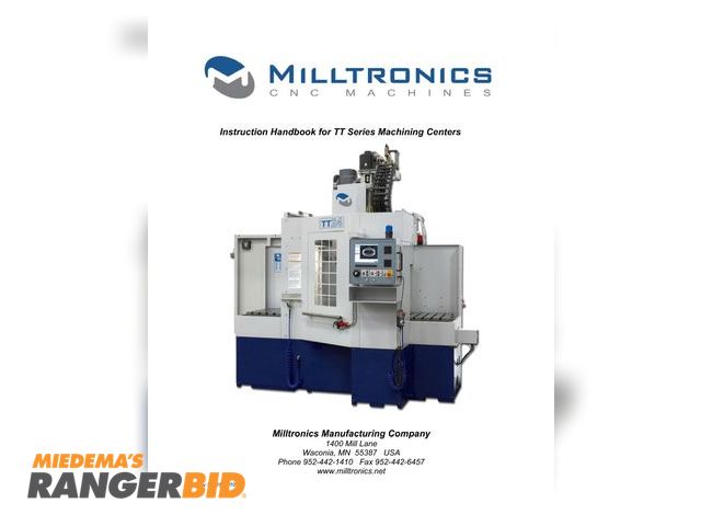 Lot 30-10673 - 2013 Milltronics TT24 Twin Table Milling Machine designed for production.  Table A is in the machine...