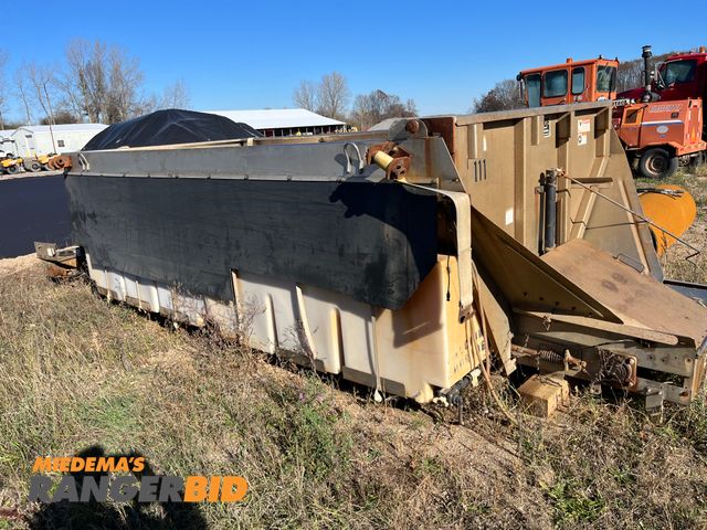 Lot 30-2541 - Monroe Stainless Steel Salt / Sand Box. Municipality owned. In working condition. Comes wi...