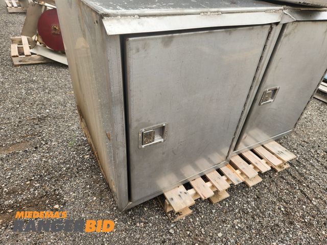 Lot 30-1616 - Stainless Steel  38"H x 31"W x 34"D Storage Box