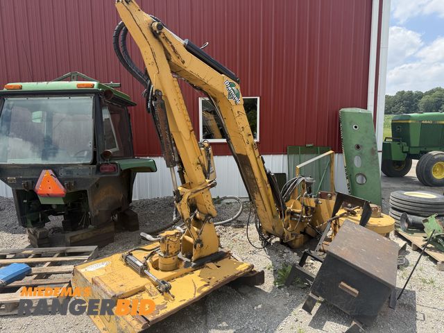 Lot 30-64239 - Diamond Boom Side Mower Hydraulic Boom Side Mount Rotary Mower, 48”x48”, new blades, 9’ Primary boom...