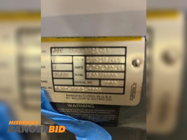 Lot 30-904 - Baldor Electric electric grinder baldor electric grinder on stand in good working condition 3 hp 3 p...