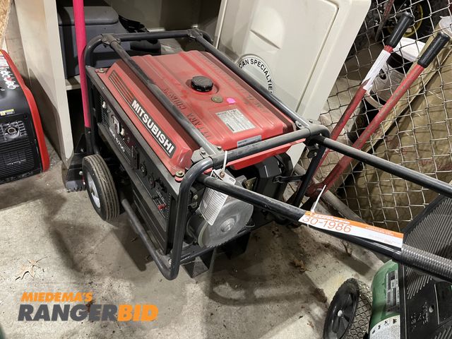 Lot 30-1980 - Mitsubishi MGE 6700 Generator Portable Gas Powered Generator