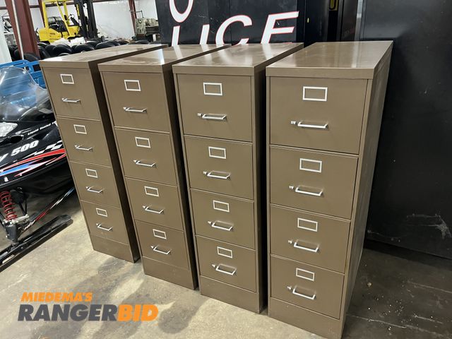 Lot 30-4958 - Steelcase Filing Cabinets (4)