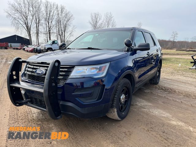 Lot 30-457 - 2018 Ford Explorer with a 3.7L V6 DOHC 24V engine. Police with 103,761 miles AWD