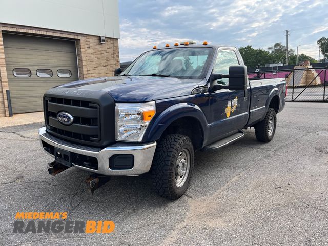 Lot 30-3818 - 2011 Ford F-250 SD with a 6.2L V8 OHV 16V engine. XL with Plow and 47,632 miles Regular Cab Long Box Plow Truck 4x4