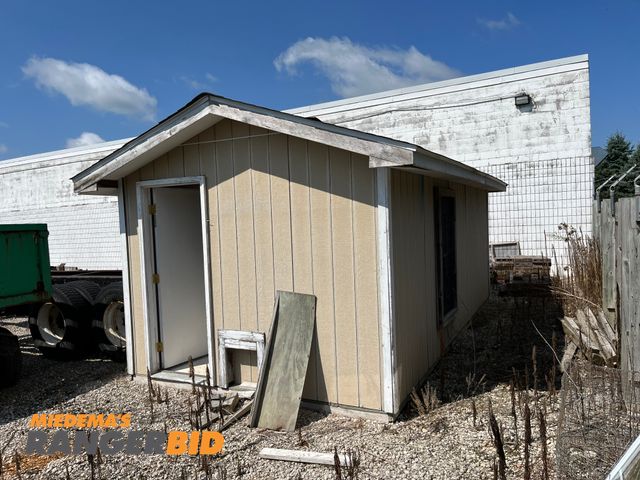 Lot 30-3345 - Lot includes 10'2" x  20' Building / Shed with 2 doors and 2 windows. Was used as a chicken coop. Has plywood floor. Buyer is responsible for removal. Municipality owned.