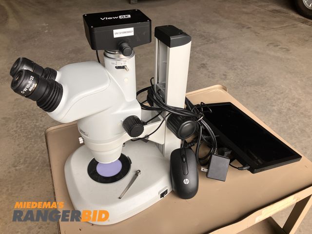 Lot 30-11237 - (1) Nikon binocular microscope SMZ745T with camera and viewing screen, and (14) Walter monocular mic...