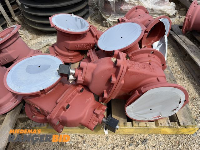 Lot 30-5810 - Lot of (5) Lansdale, part #LVPIVMJMJ, fire main gate valves for 8" diameter pipe.
