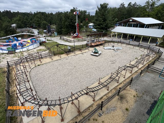 Lot 30-54621 - Operational Allan Herschell Circa 1960's Little Dipper Roller Coaster