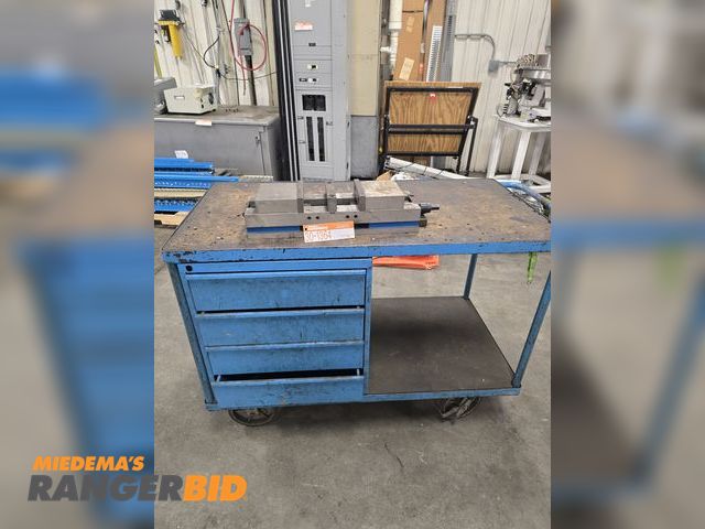 Lot 30-1364 - The HDL6J is a 6 inch wide High Density double station vise and tooling cart.  New $2,700

This vise...