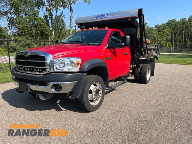 Lot 30-3461 - 2008 Ford Sterling Bullet Regular Cab Dump Bed Plow Truck RWD