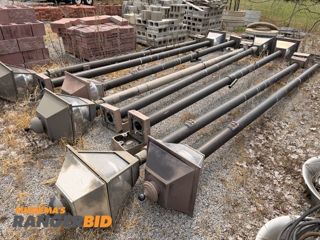 Lot 30-3914 - (8) Light Poles with lights