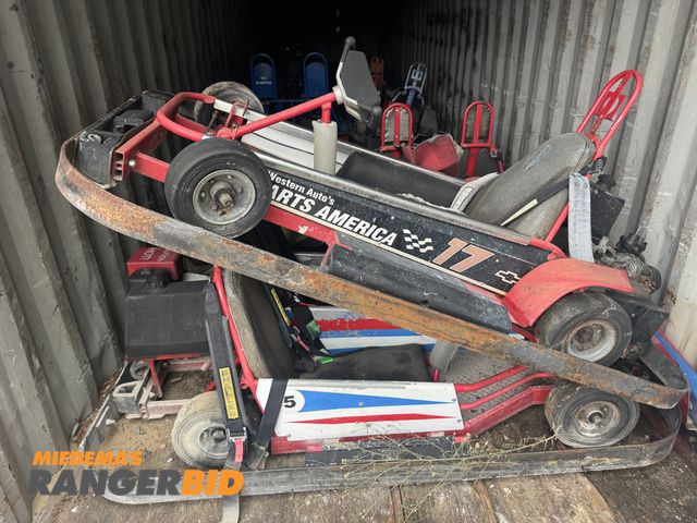 Lot 30-54610 - (15) Assorted Go-Karts, consisting of (4) double seat karts and (11) single seat karts. Karts have H...