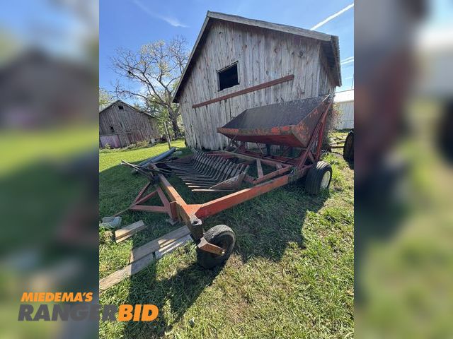 Lot 30-10737 - Unknown Make Tow-Behind Rock Picker, unit is approx. 10' wide and 10' long (15' long including the t...