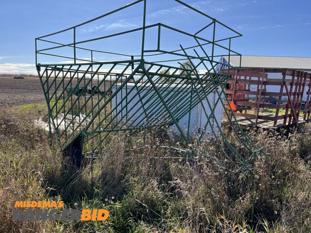 Lot 30-2012 - Hay Cart 11' wide Bale Basket Self Loading