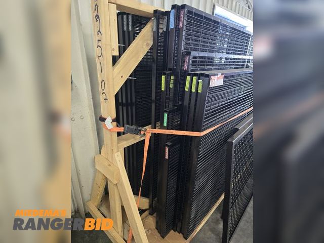 Lot 30-2806 - Large lot of Troax high quality New, unused fencing/guarding.  Comes with fencing, posts, and hardwa...