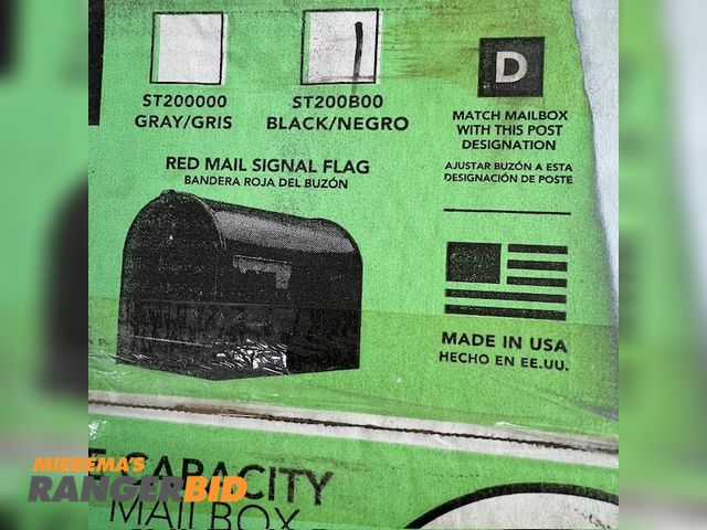 Lot 30-9795 - Lot of two (2) Stanley ST200B00 Extra Large Steel Mailbox