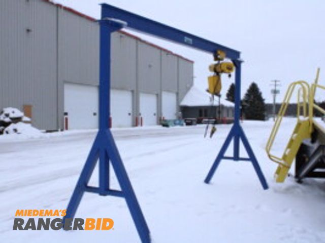 Lot 30-17824 - A Frame with a Budgit 1 Ton Hoist