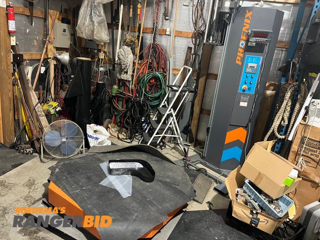 Lot 30-599 - (1) Phoenix PHP 2100 Stretch Wrap Machine with Scale Seller will load.