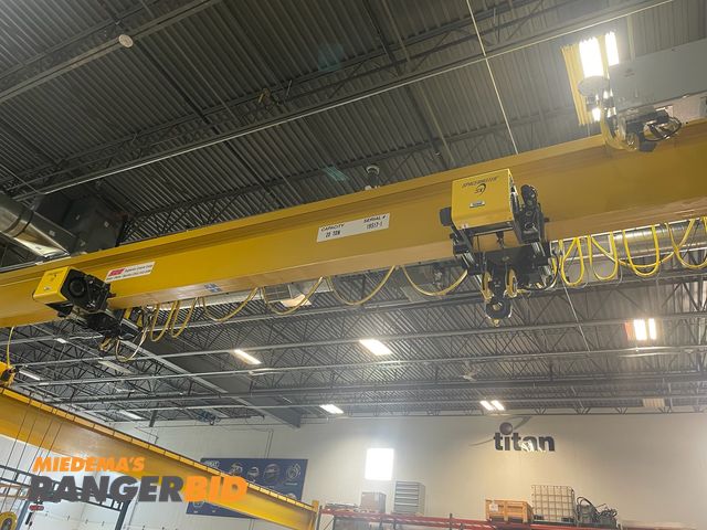 Lot 30-11396 - Crane (1) Spacemaster SX 20 Ton Capacity (total) Bridge with (2) 10 ton trolleys and (1) 10 ton brid...