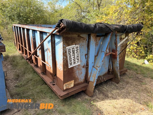 Lot 30-3621 - Leland Roll off dumpster 36" hook 56" tall x 8' x 16' Metal