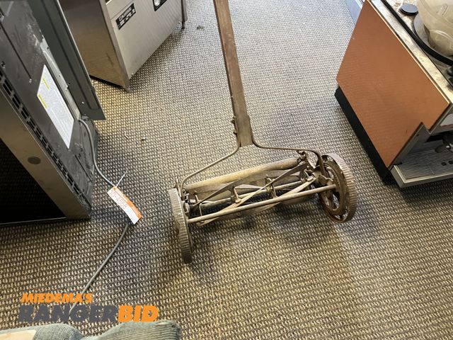 Lot 30-4583 - Antique Henley Co. Lawn Mower Push Mower