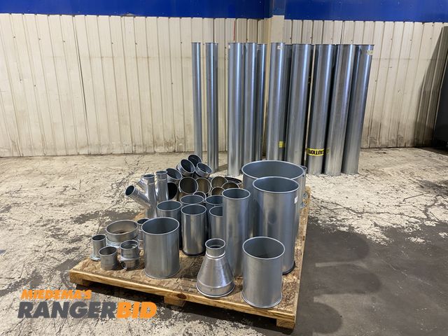 Lot 30-267MVET - Lot of Nordfab QF Quick Fit Ducting. Various Sizes of Ducting, Elbows, Clamps, Nipples, Adapters, Bl...