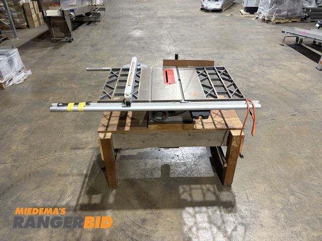 Lot 30-271 - Rigid TS2424 Table Saw, Working The seller can assist with loading. Forklift and loading dock availa...