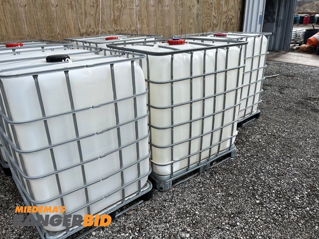 Lot 30-558 - (3) 300 gallon storage tanks They are empty. Previously had lubricant in them. Seller will load.