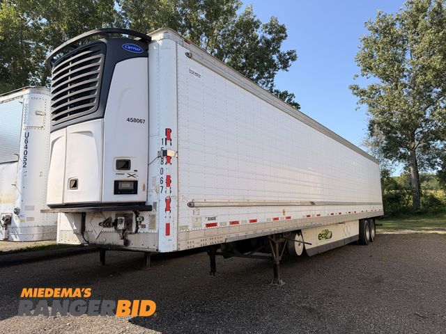 Lot 30-83855 - 2015 Wabash TRA/REM VAN RFALHSA with Refer Unit. Semi-Trailer Dry Van Trailer