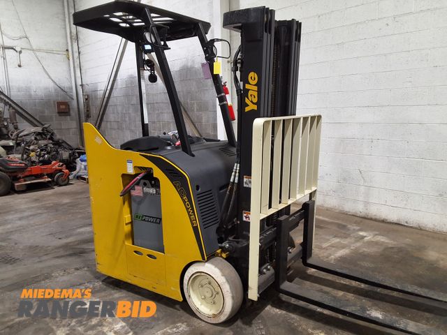 Lot 30-347 - 2020 Yale 3,000lbs Capacity Electric Stand-On Forklift - Like New!