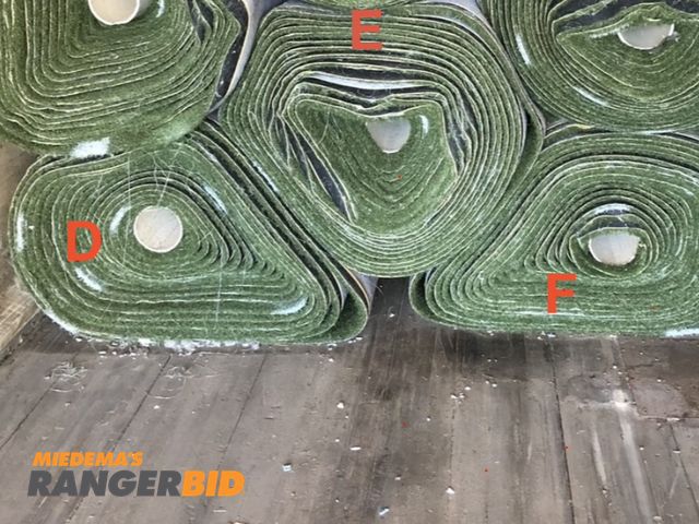 Lot 30-32-E - (1) 15' x 110' +/- Artificial sports turf Artificial grass turf Astroturf Artificial grass and sport...