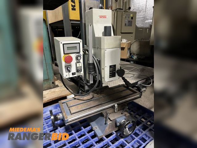 Lot 30-40 - Dayton 14" Gear Head Vertical Mill Drill – Model 53UH20 – 1.2 HP, 115V - suitable for milling, drill...