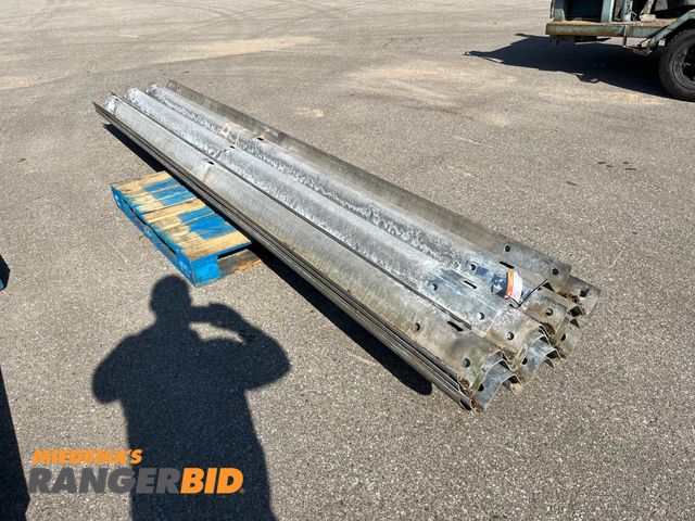 Lot 30-654 - 13'6" Tribeam Guardrail (10) Pieces. Municipality owned, Seller will load.