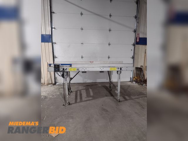 Lot 30-73 - EMI Plastics Equipment Conveyor 96 x 29.25 Inches with Adjustable Height Legs 115V with Speed Contro...