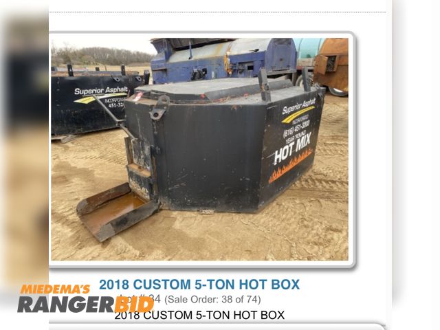 Lot 30-10046 - 1 Hot mix Asphalt 2018 hot mix