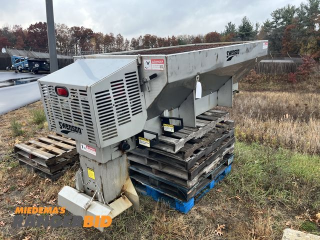 Lot 30-1988 - Swenson Stainless Steel Salt Spreader P.PV 8' - 14G S2-B&amp;S. Has been sitting for over 2 years. C...